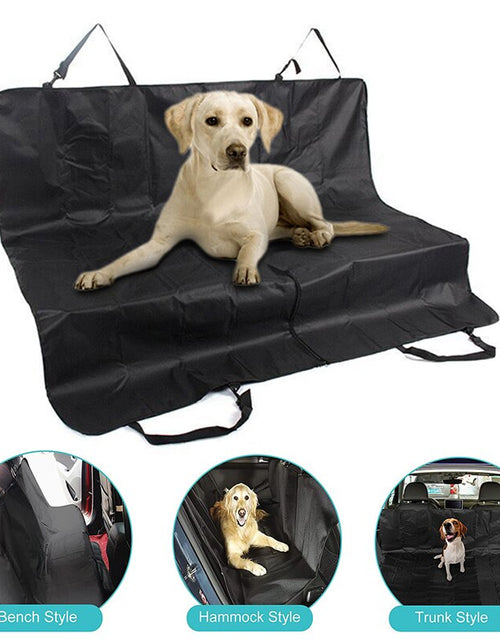 Load image into Gallery viewer, Dog Car Seat Cover Waterproof Pet Carrier Mat Cat Hammock Travel Trunk Car Rear Back Seat for Dog Safety Cushion Pet Transport
