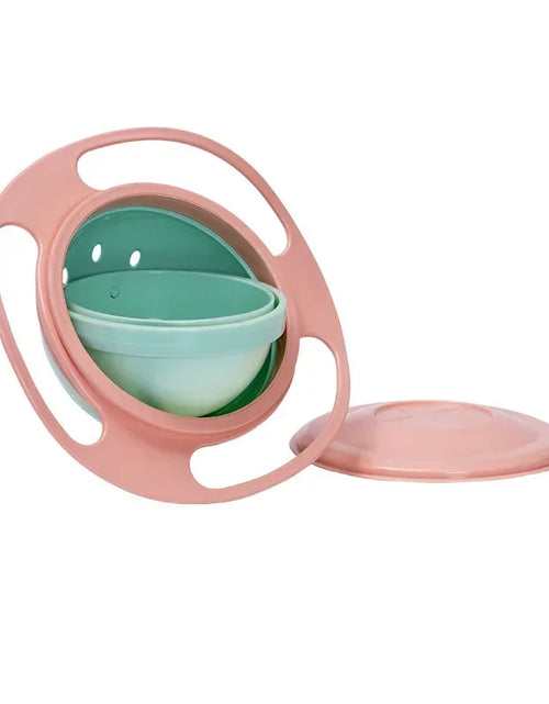 Load image into Gallery viewer, Universal Gyro Bowl Children Rotary Balance Novelty 360° Rotate Spill Proof Feeding Dishes Baby Training Rotary Balance Toy New
