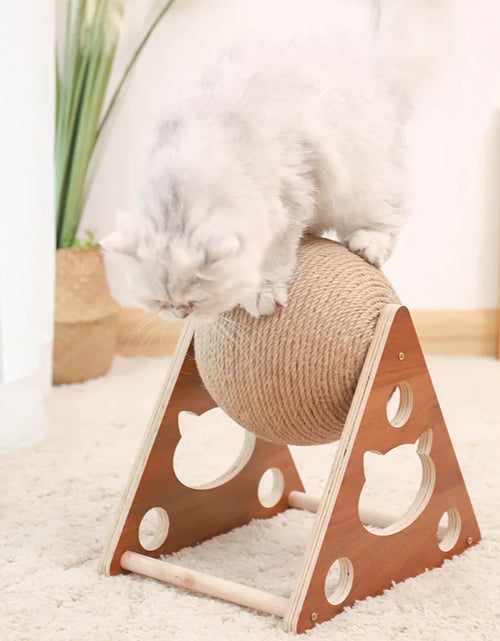 Load image into Gallery viewer, New Cat Toy Interactive Cat Scratcher Board Kitten Sisal Rope Ball Scratch Paws Pet Grinding Scratching Cats for Scratcher Toys
