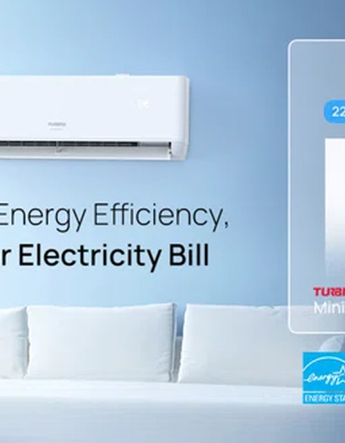 Load image into Gallery viewer, 18000 BTU Wi-Fi Connected Ductless Mini Split Air Conditioner for 1200 Sq.Ft
