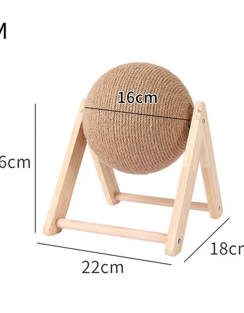 Load image into Gallery viewer, Cat Scratching Ball Toy Kitten Sisal Rope Ball Board Grinding Paws Cats Scratcher Wear-Resistant Pet Furniture Supplies
