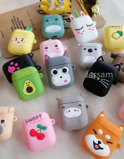 Load image into Gallery viewer, Cute Cartoon Silicone Cases for Airpods 1 2 Protective Wireless Earphone Charging Cover for Airpods Case
