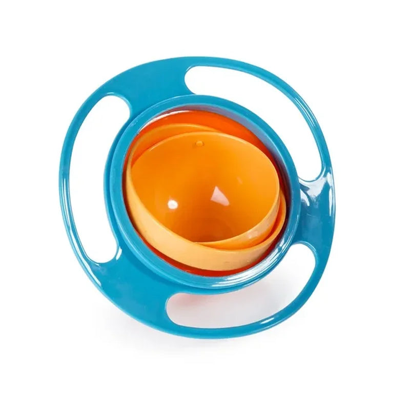 Universal Gyro Bowl Children Rotary Balance Novelty 360° Rotate Spill Proof Feeding Dishes Baby Training Rotary Balance Toy New