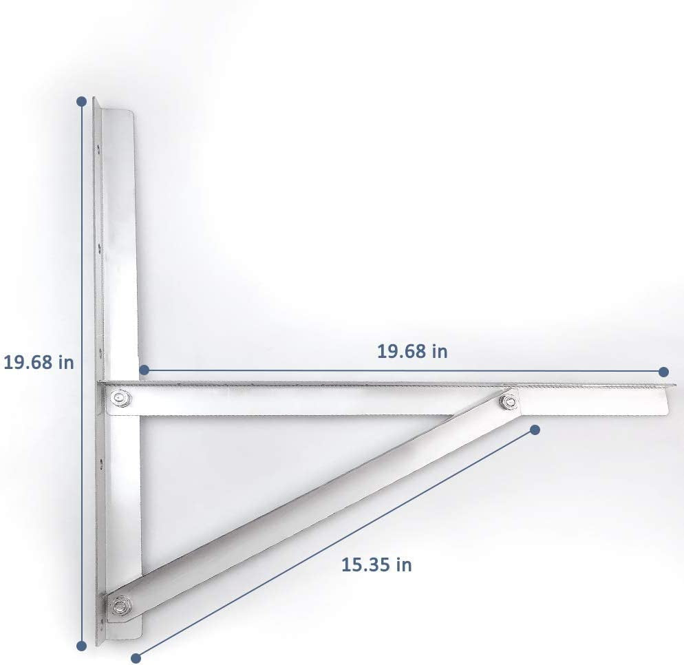 Stainless Steel Mounting Bracket for 9000-36000BTU Condenser Ductless Mini Split