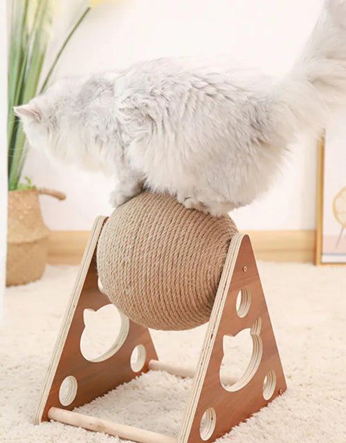 Load image into Gallery viewer, New Cat Toy Interactive Cat Scratcher Board Kitten Sisal Rope Ball Scratch Paws Pet Grinding Scratching Cats for Scratcher Toys
