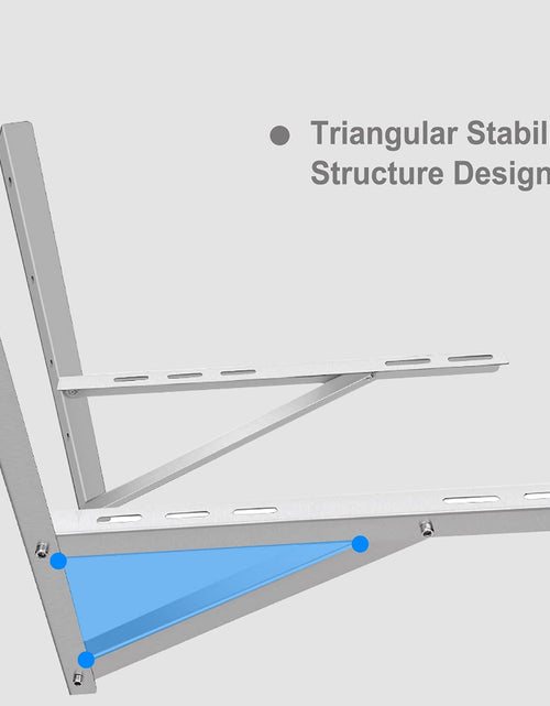 Load image into Gallery viewer, Stainless Steel Mounting Bracket for 9000-36000BTU Condenser Ductless Mini Split
