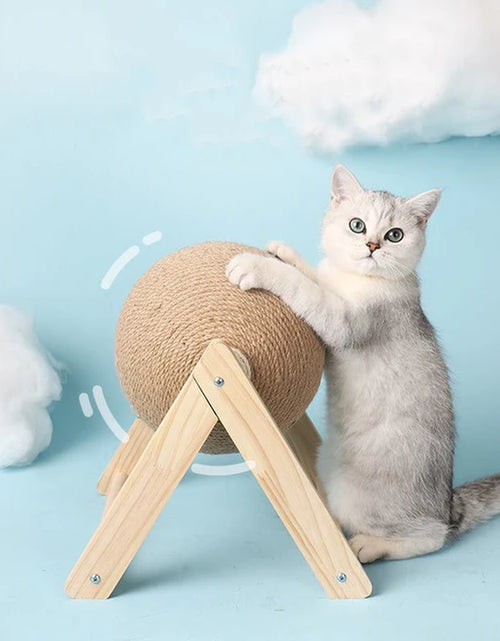 Load image into Gallery viewer, New Cat Toy Interactive Cat Scratcher Board Kitten Sisal Rope Ball Scratch Paws Pet Grinding Scratching Cats for Scratcher Toys
