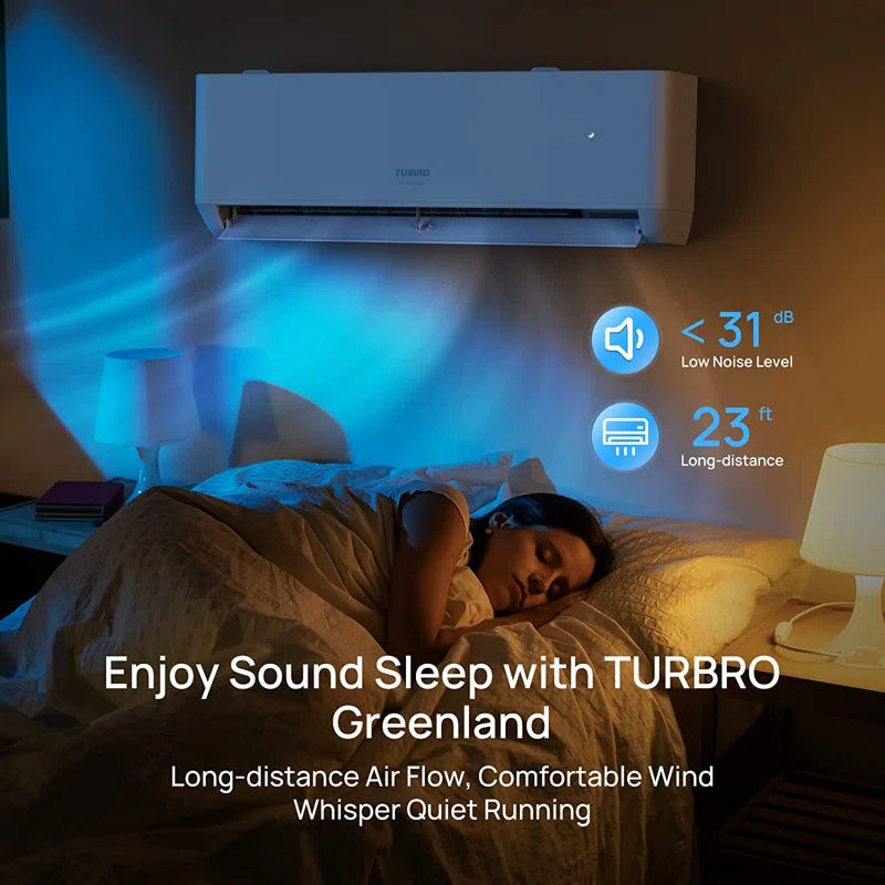 18000 BTU Wi-Fi Connected Ductless Mini Split Air Conditioner for 1200 Sq.Ft