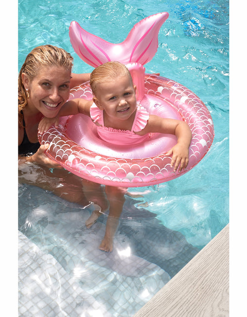 Load image into Gallery viewer, -Baby, Girl Inflatable Pool Float Toy Pearl the Mermaid, Pink-Age 12-24 Months
