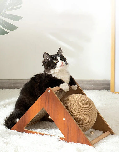 Load image into Gallery viewer, New Cat Toy Interactive Cat Scratcher Board Kitten Sisal Rope Ball Scratch Paws Pet Grinding Scratching Cats for Scratcher Toys
