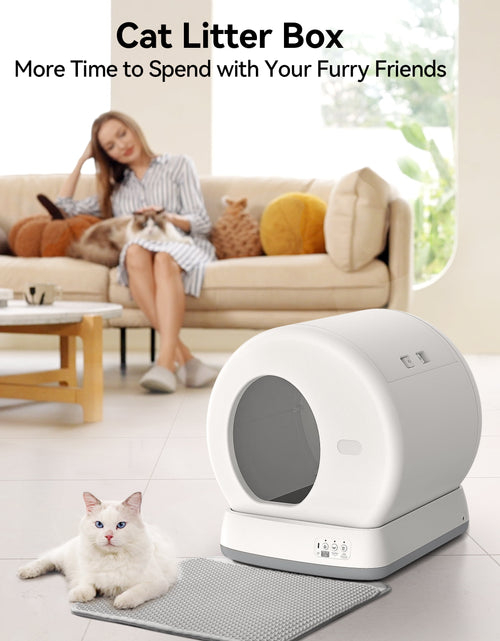 Load image into Gallery viewer, Smart Automatic Self-Cleaning Cat Litter Box, APP Control/Integrated Safety Protection, Yellow
