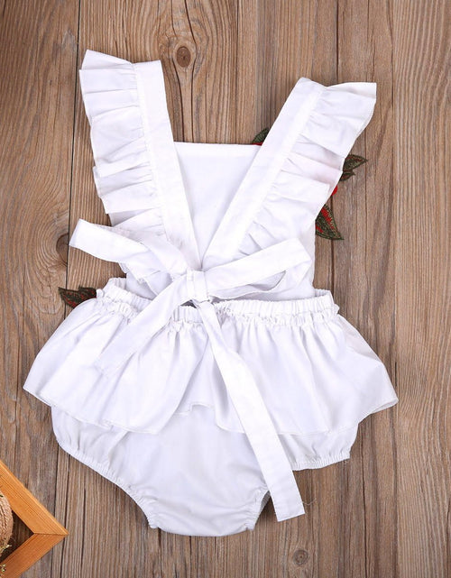 Load image into Gallery viewer, Baby Girls Jumpsuit Newborn Infant Kids Floral Clothes Summer Romper Bodysuit Sundress Outfits
