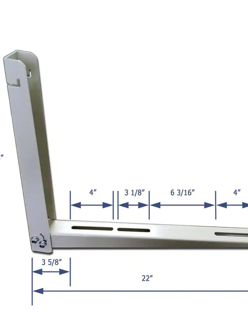 Load image into Gallery viewer, 9000 - 36000 BTU Outdoor Wall Mounting Bracket for Ductless Mini Split Air Conditioners and Heat Pumps
