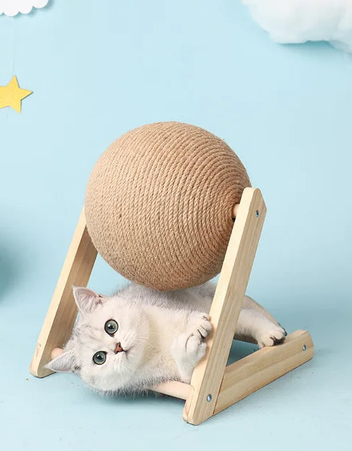 Load image into Gallery viewer, New Cat Toy Interactive Cat Scratcher Board Kitten Sisal Rope Ball Scratch Paws Pet Grinding Scratching Cats for Scratcher Toys
